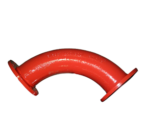 Double Flanged 90°Long Radius Bend para Bawasan ang Presyon