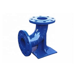 Equipamento Químico 90°Flange-socket Duckfoot Bend