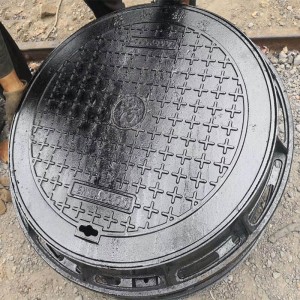 EN124-2 2015 EN1433 Epoxy Coating Ductile Iron Manhole Cover