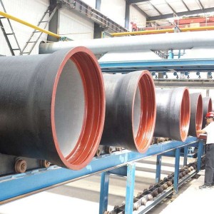 Dn 600 mababang rate ng pagkasira ductile iron pipe para sa supply ng tubig