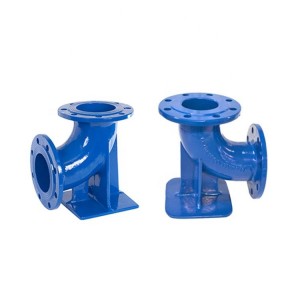 Equipamento Químico 90°Flange-socket Duckfoot Bend